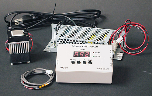 ペルチェ温度コントローラセット「VPE20-5-20TS」