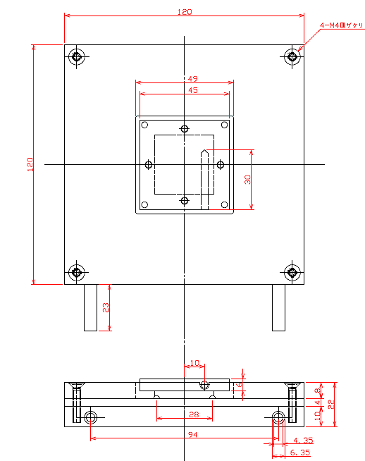 冷却ユニットWLVPU-40外形図