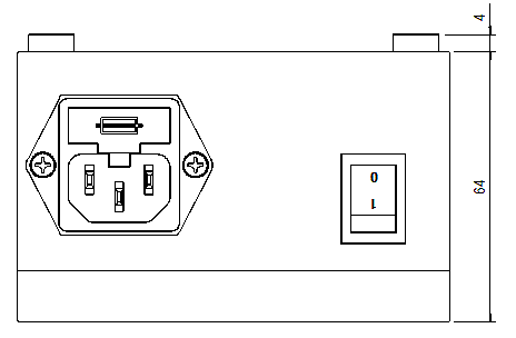 温度コントローラVTH-3500外形図